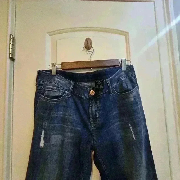 P7041 buffalo david bitton allison mid rise stretch boyfriend fit - Picture 3 of 8